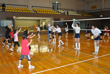 道都大学・札幌大谷バレー講習会